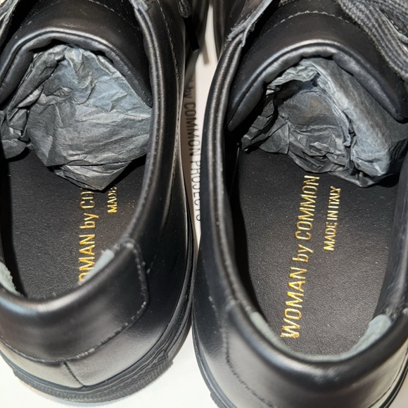 Women By Common Projects Original Low Achilles Black Eur Size 37 US7 - Picture 7 of 11